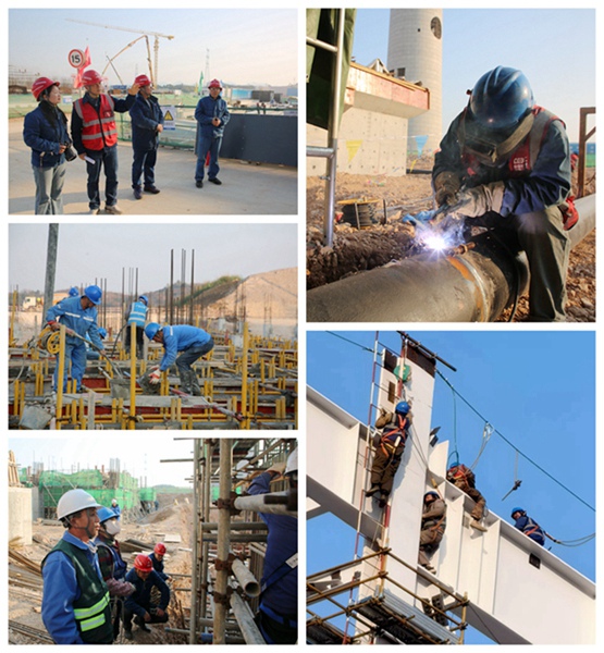 尋找“最美建設(shè)者”！陜煤石電開展工地?cái)z影主題黨日活動(dòng)